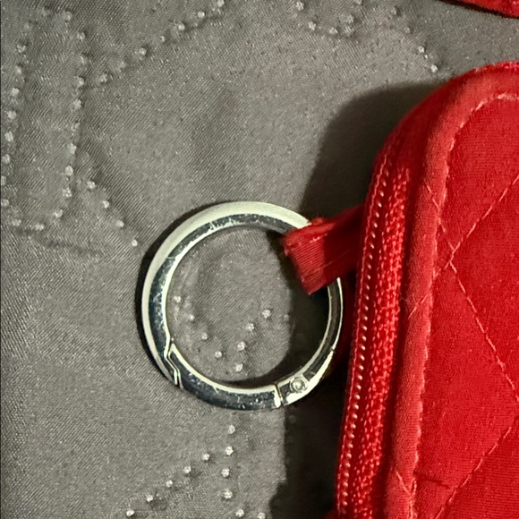 Vera Bradley Red Quilted ID Wallet - Picture 5 of 7